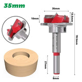 Boor en Boormal voor Softclose Scharnier | Potscharnier | Set | Forstnerboor | 35mm
