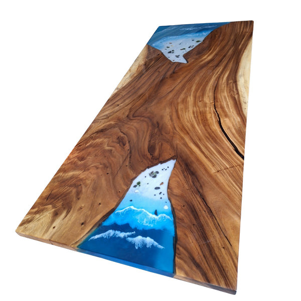Epoxy Tafel  260x100cm "Ocean"