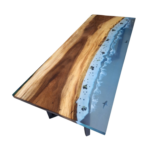 Epoxy Tafel  210x80cm "Ocean"