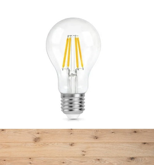 LED lamp | Edison | 6cm | A60 | Filament lamp | E27 | 1x4W 2700K | A+ | Energy efficient