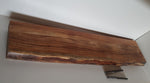 Acacia Boomstam wandplank - 70cm - met of zonder blinde plankdragers