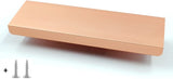120mm - 150mm - Handgreep plat Rosé Goud - Inclusief schroefjes
