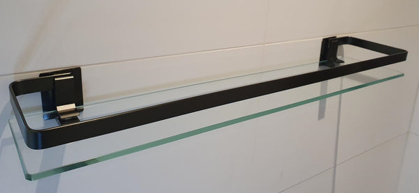 Planchet - 60cm - Zwart - Badkamerplank - Wandplank Badkamer