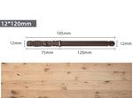 Blinde plankdragers | Set van 2 | Inclusief pluggen | 12cm| Voor blinde montage wandplank