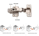 Softclose scharnier Binnenliggend 110° | Potscharnier | Keukenkast