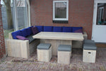 Steigerhouten tafel "Miami"