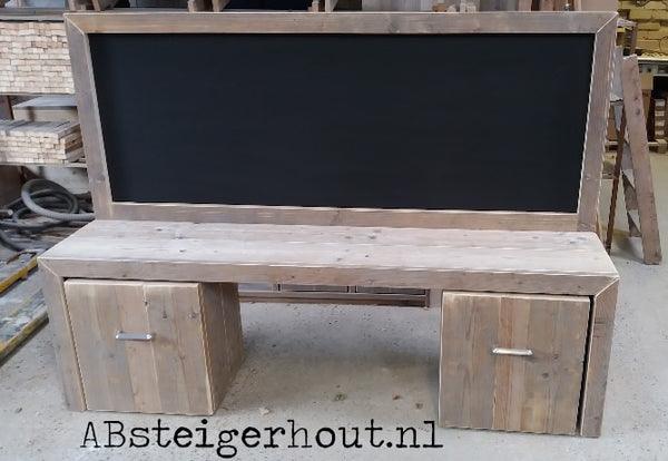 Speeltafel met krijtbord "Mandy"