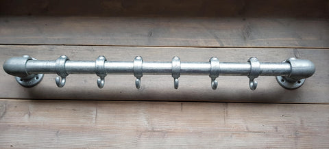 Steigerbuis Kapstok 100cm met 6 haken