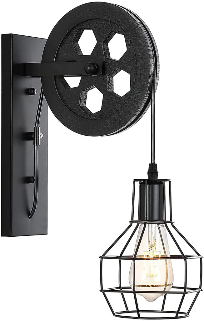 Of Kauwgom stijl Industriële Wandlamp Zwart | Muurlamp | Wandverlichting | E27 fitting – AB-Steigerhout Of Kauwgom stijl Industriële Wandlamp Zwart | Muurlamp | Wandverlichting | E27 fitting – AB-Steigerhout